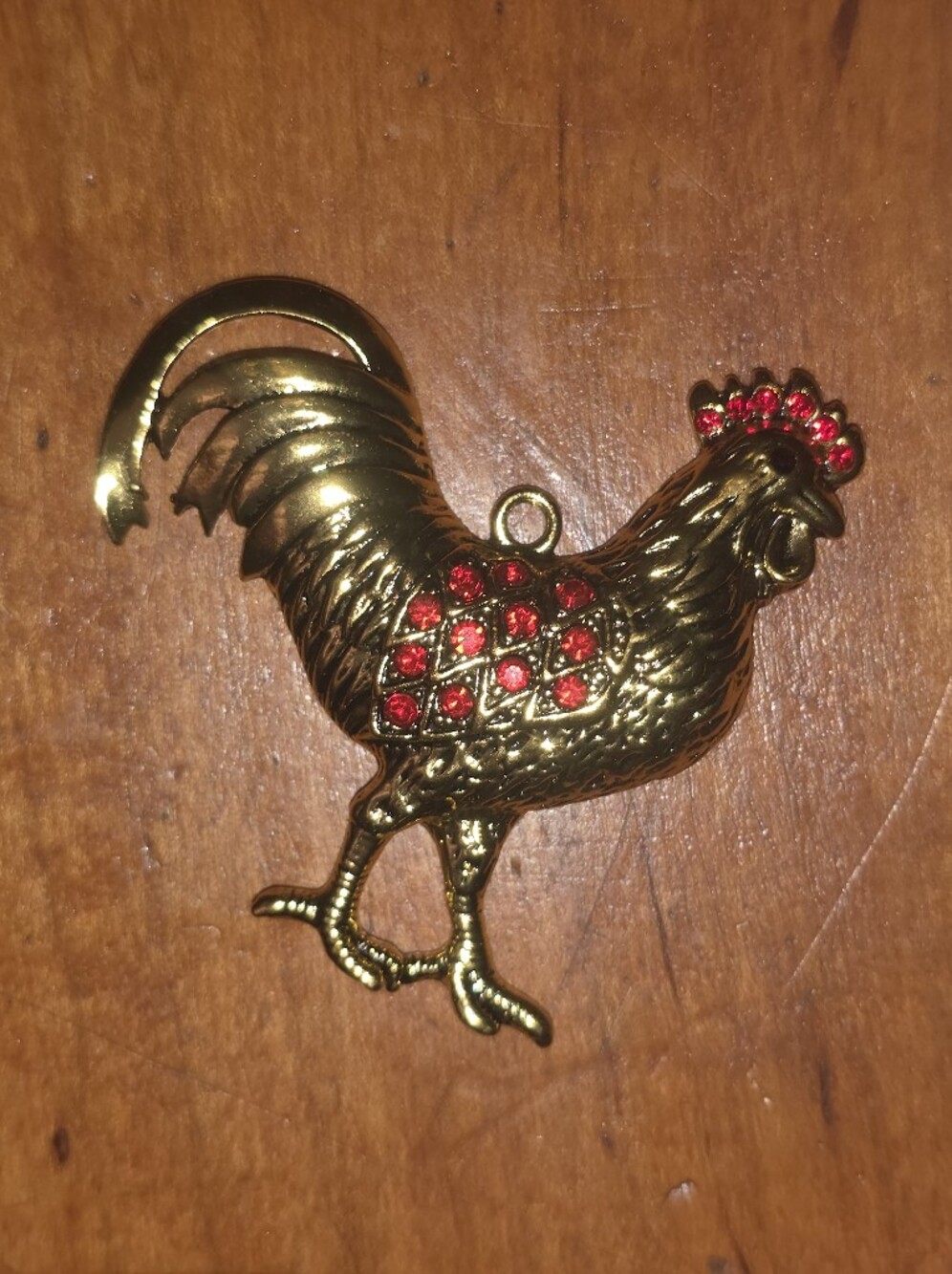 Metal Rooster Pendant
